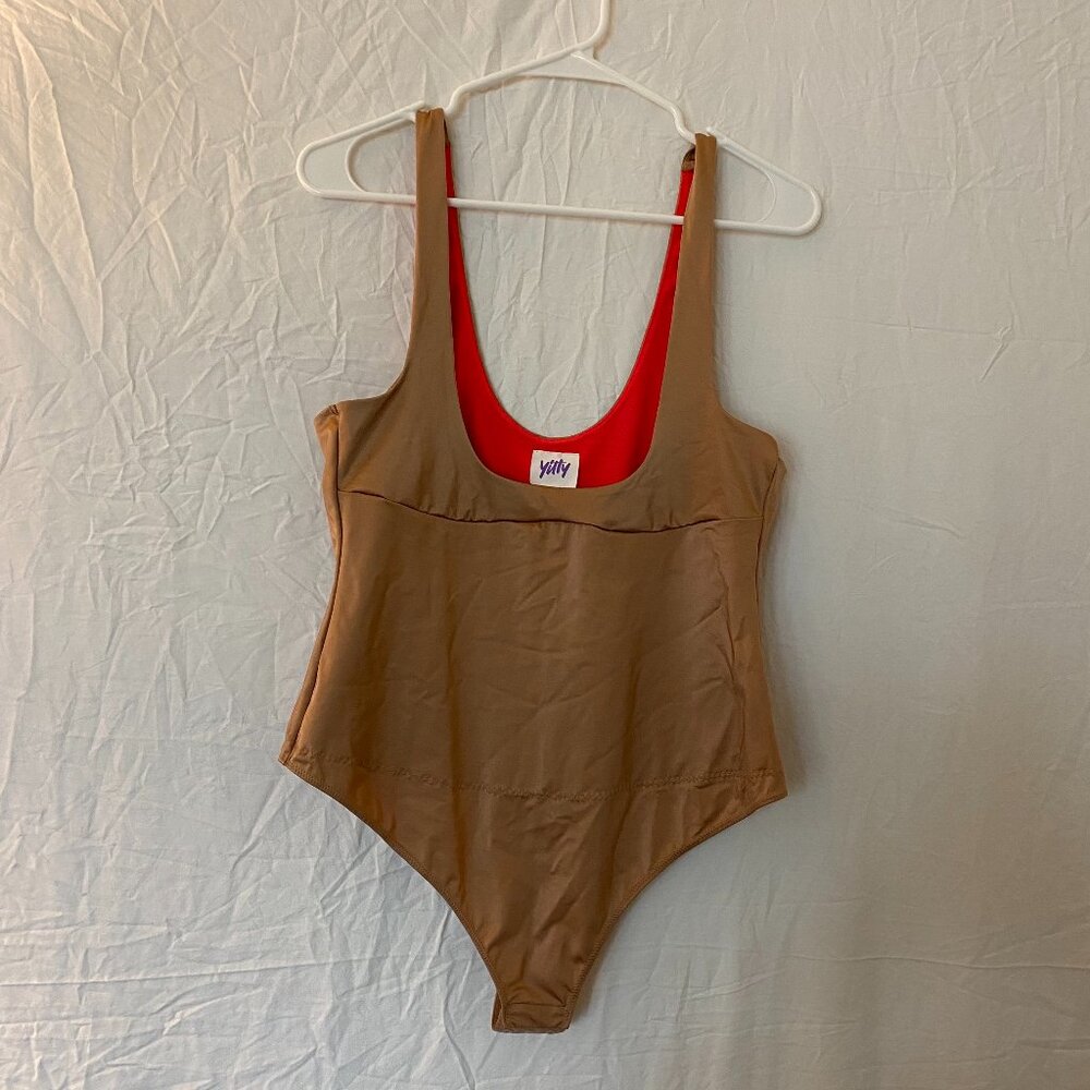 Yitty Headliner Shaping Open Bust Thong Bodysuit